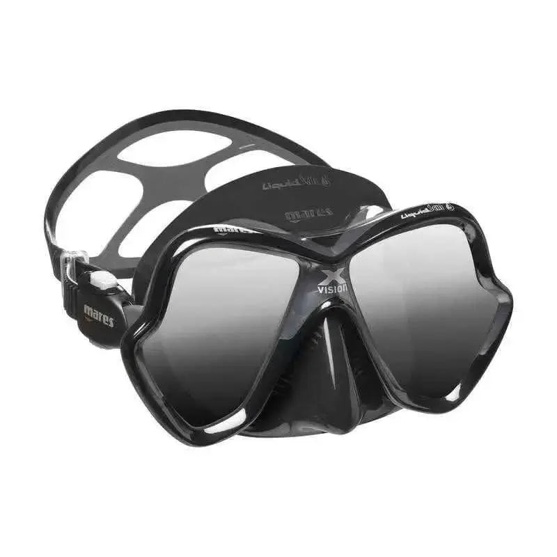 X-VISION ULTRA LS Maske with bi-silicone strap and mirrored lenses for improved visibility.