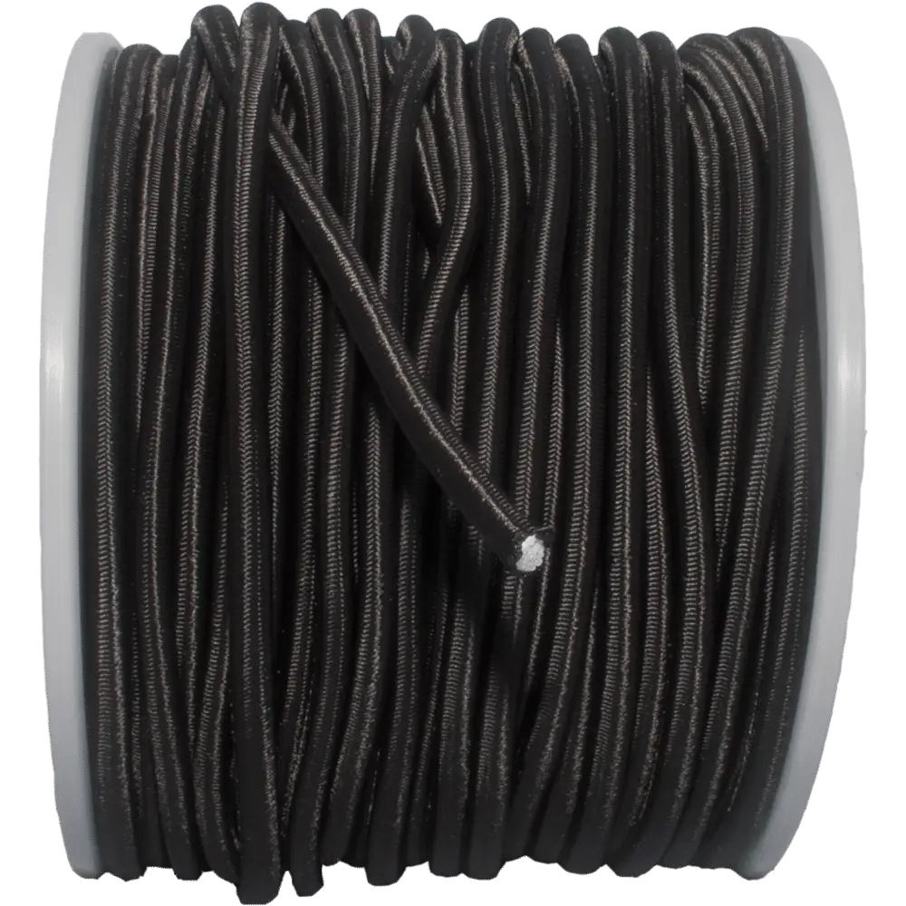 Bungee Cord 8mm black Bungee Cord 8 mm 1 m