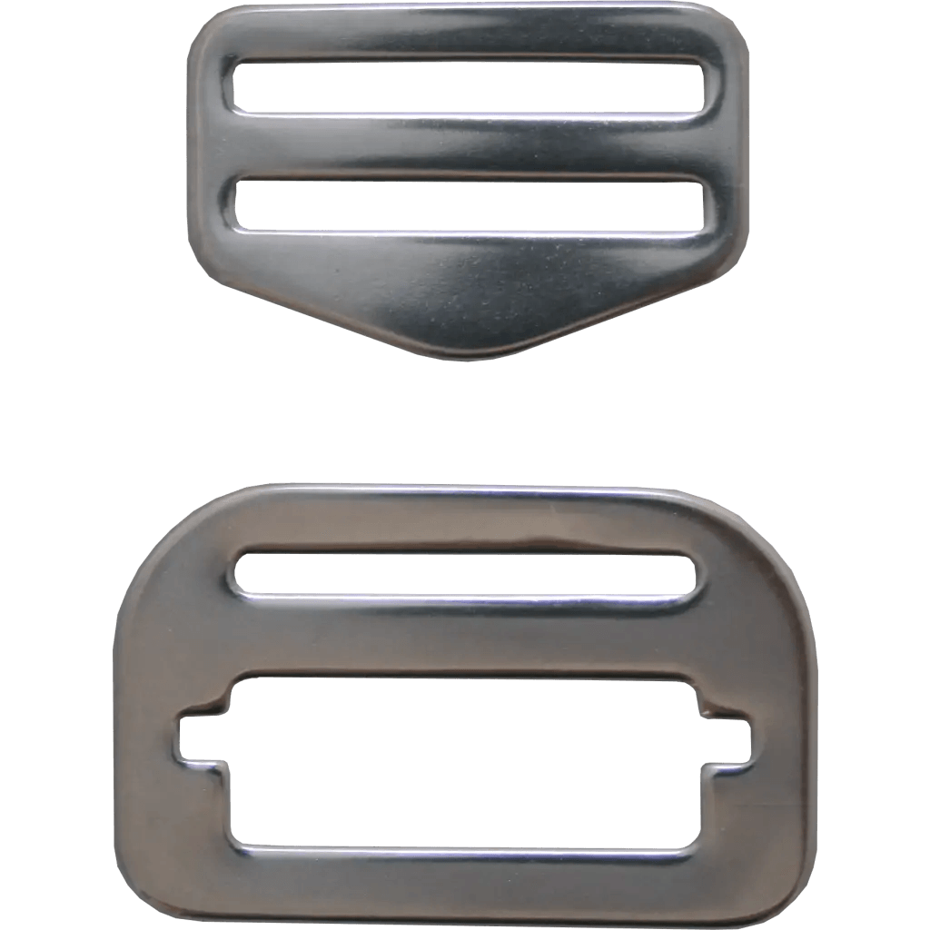 DIRZONE Adjustable SS Belt Buckle (1 Set) Stainless Steel