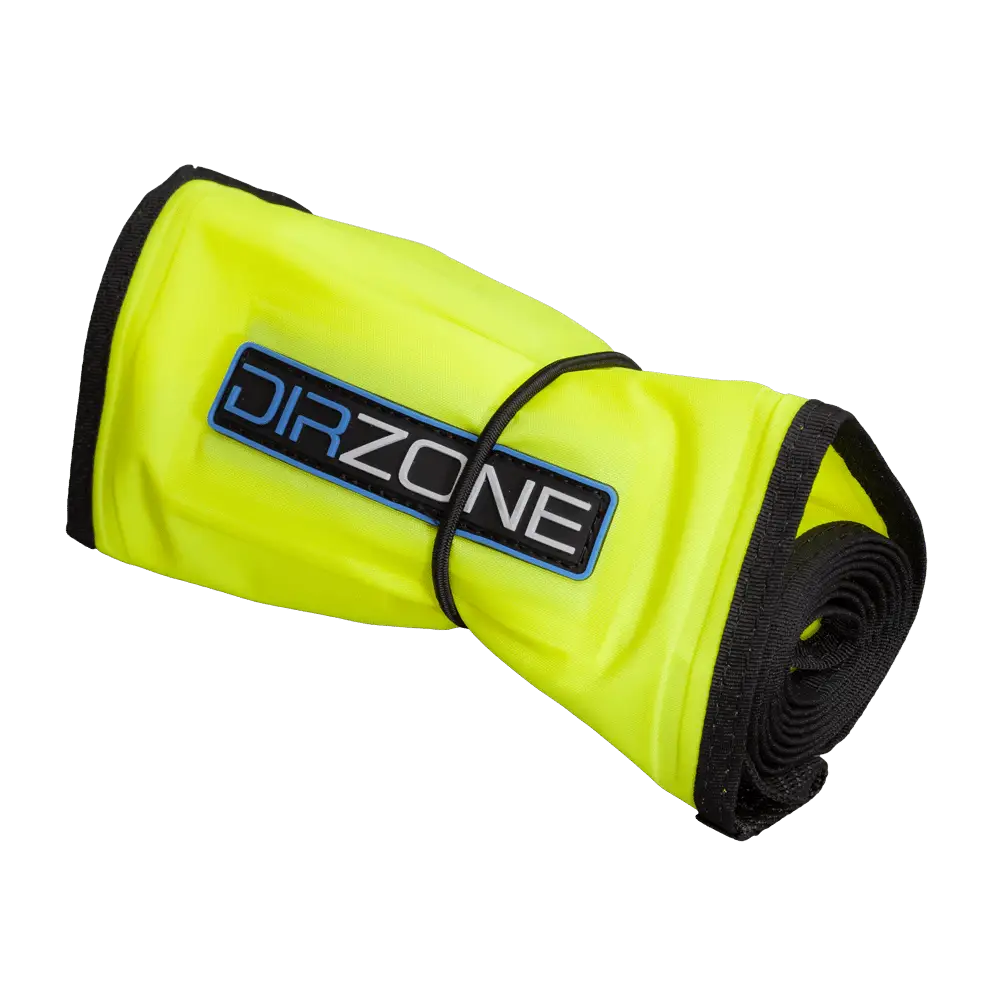 DIRZONE alert marker 122cm with duckbill small OPV YELLOW