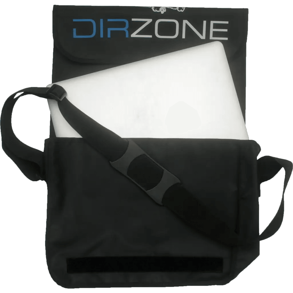 DIRZONE Computer Bag black big logo