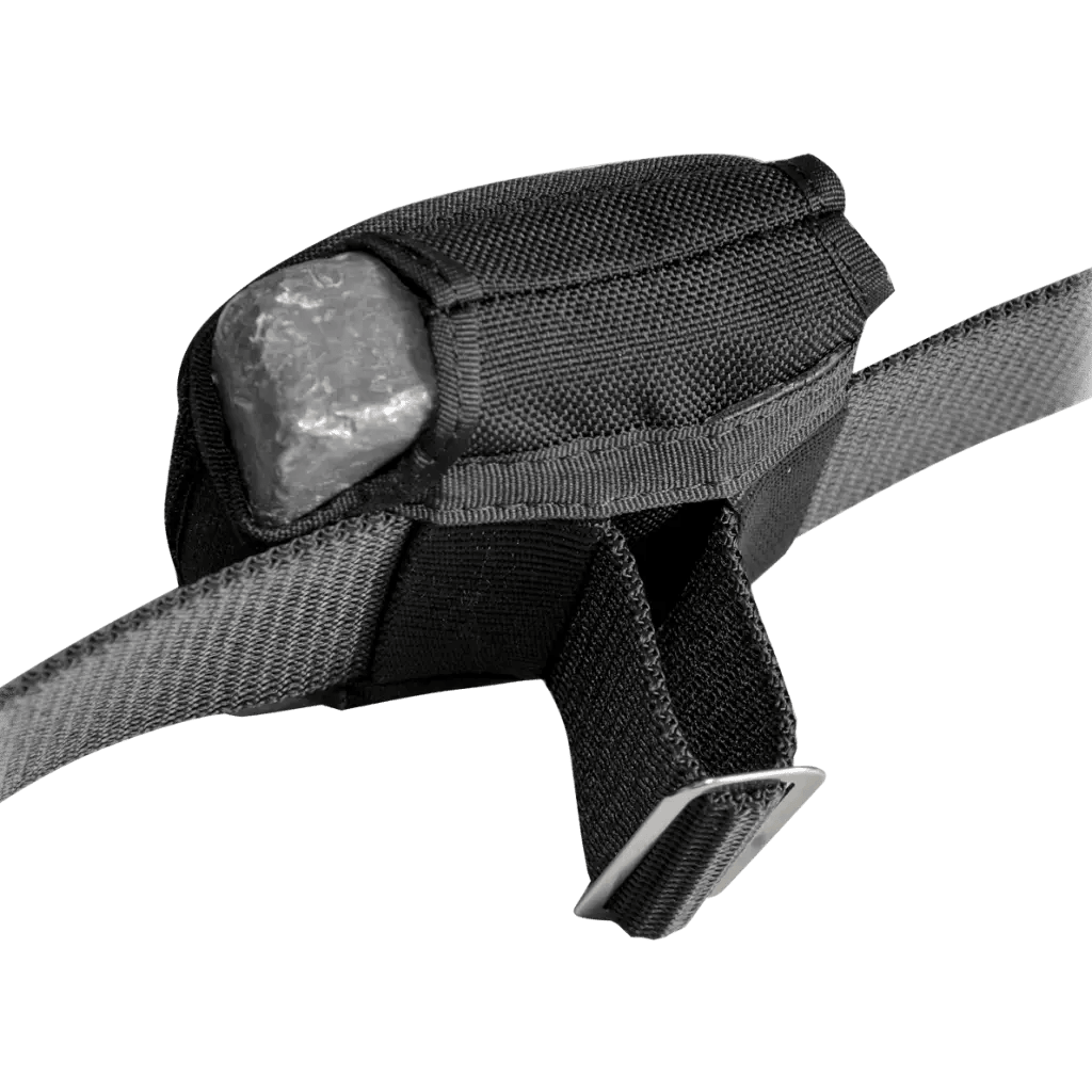 DIRZONE Trim Weight Pocket w. Velcro black 1pc f. harness