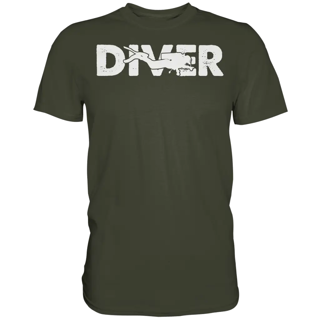 Diver - Taucher - Premium Shirt - Urban Khaki / S