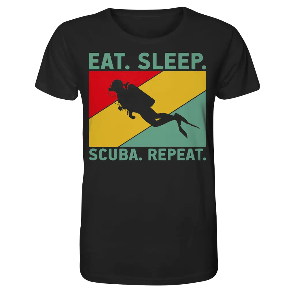 Eat Sleep Scuba Repeat - Organic Shirt - Black / XS