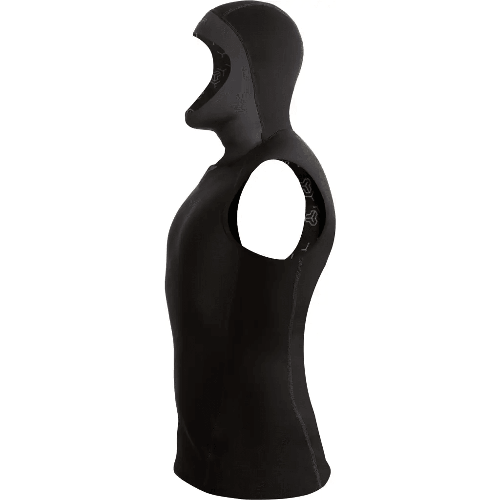 EXOWEAR Hooded Vest - Black