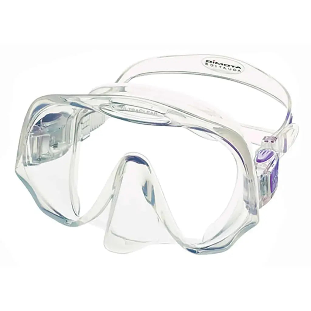 Frameless Mask Medium Fit Clear w/Purple