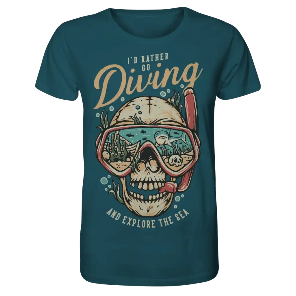 i’d rather go diving - Organic Shirt - Stargazer / XS