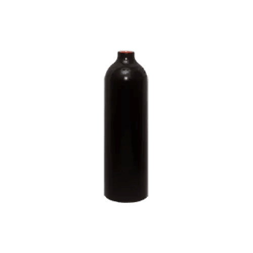 Luxfer Aluminium Flasche 0.85L Schwarz mit Mono Ventil und