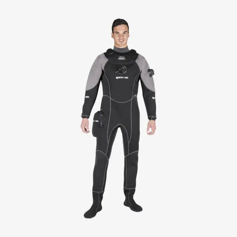 Mares XR3 Neopren Trockentauchanzug mit Socken - Neopren Halsmanschette, Latex Armmanschette - Tauchwerkstatt.eu