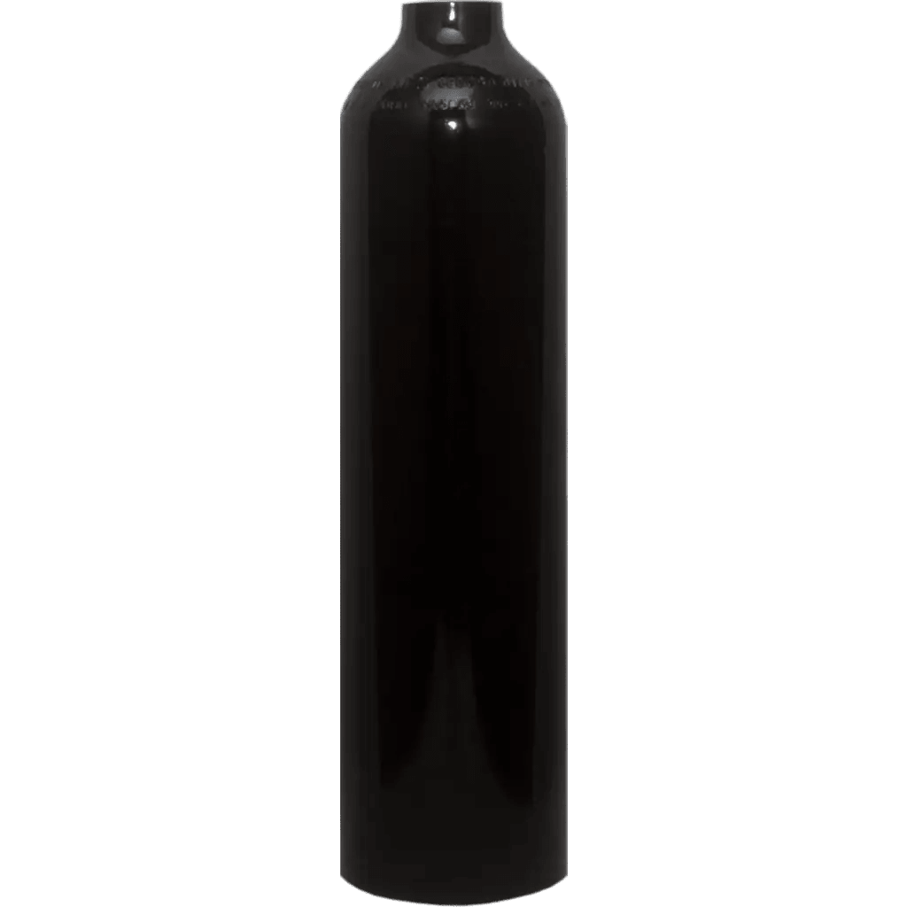 MES Alu Tanks black 2l 200bar 102mm 2,6kg