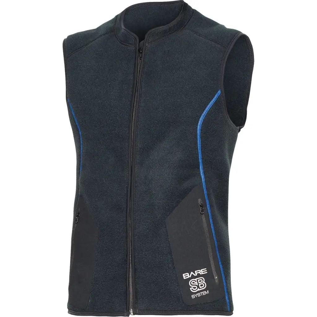 SB SYSTEM Mid Layer Vest Mens Black - S