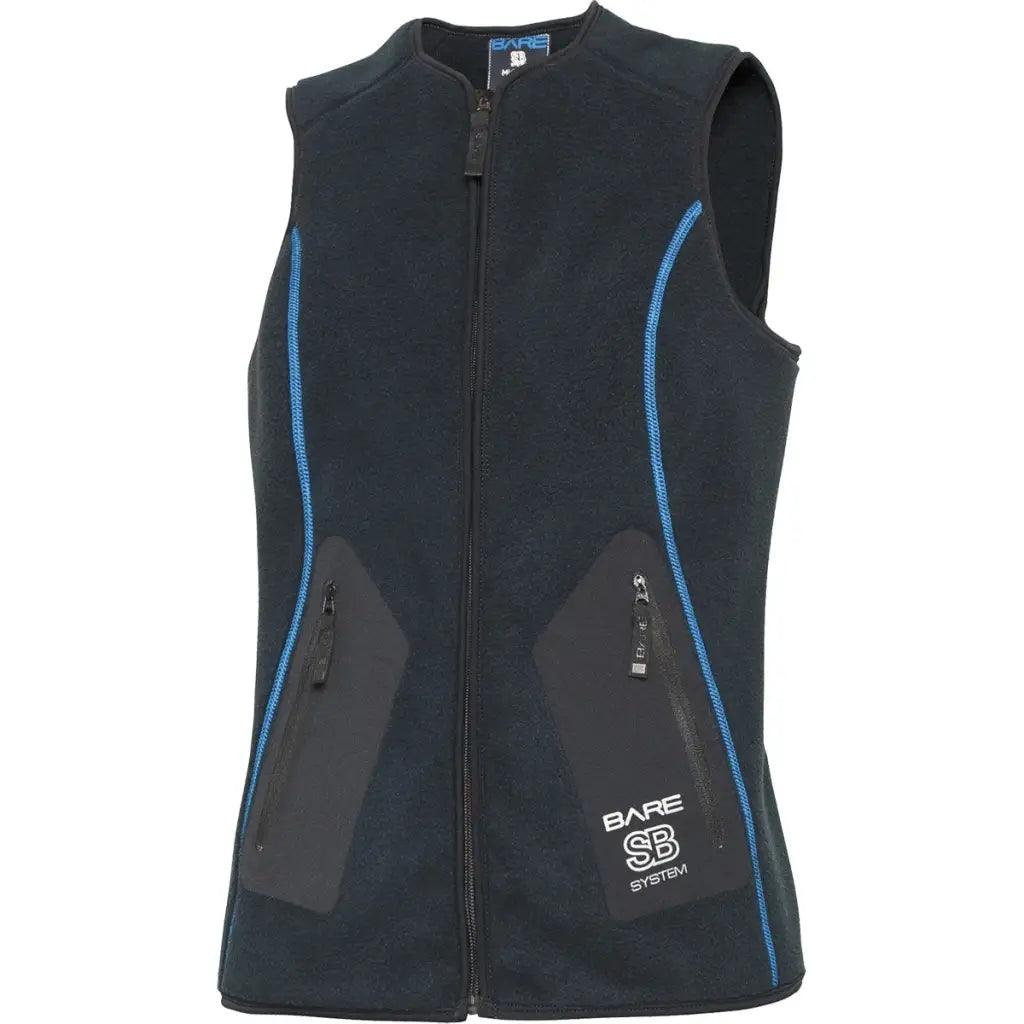 SB SYSTEM Mid Layer Vest Womens Black - XS