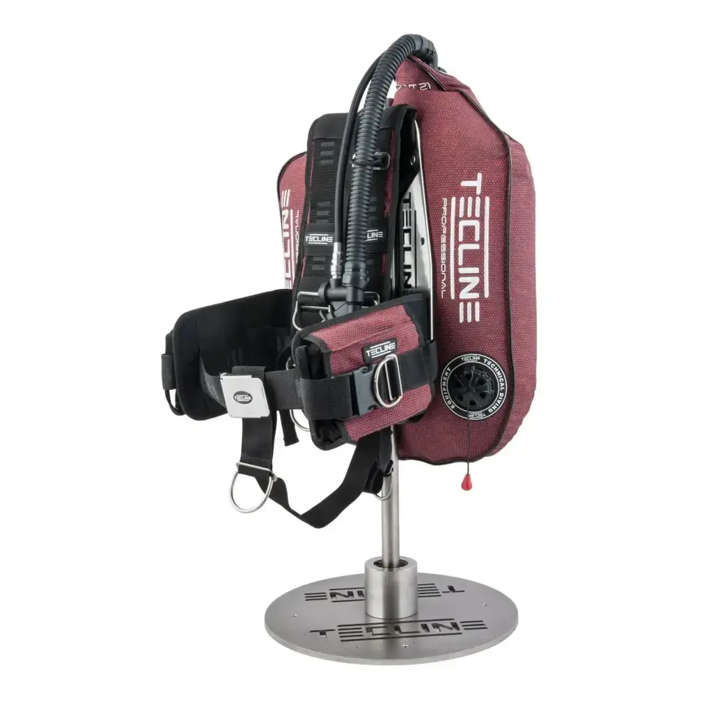 Tecline Komfort-Set Professional Rot: Peanut 21 - Tauchwerkstatt.eu