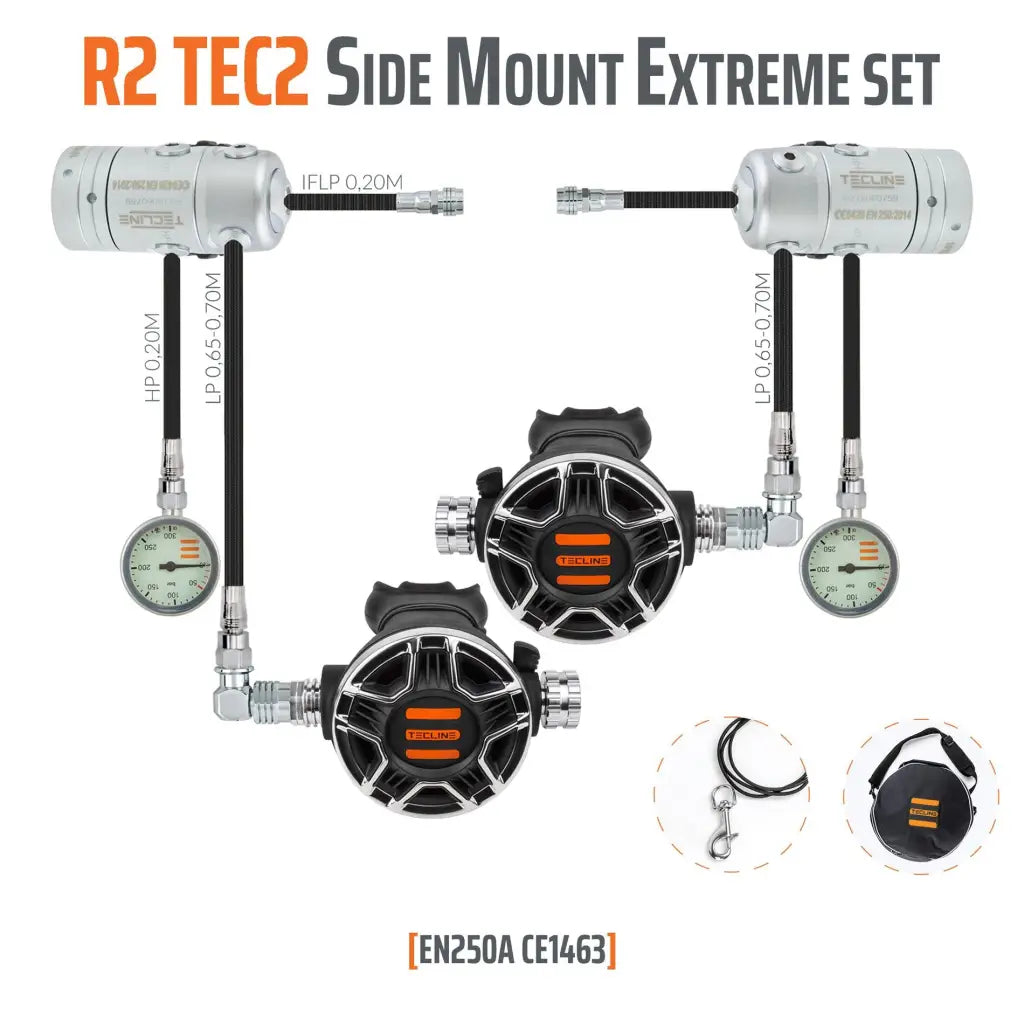 Tecline R2 TEC2 Sidemount Extreme-Set - Tauchwerkstatt.eu