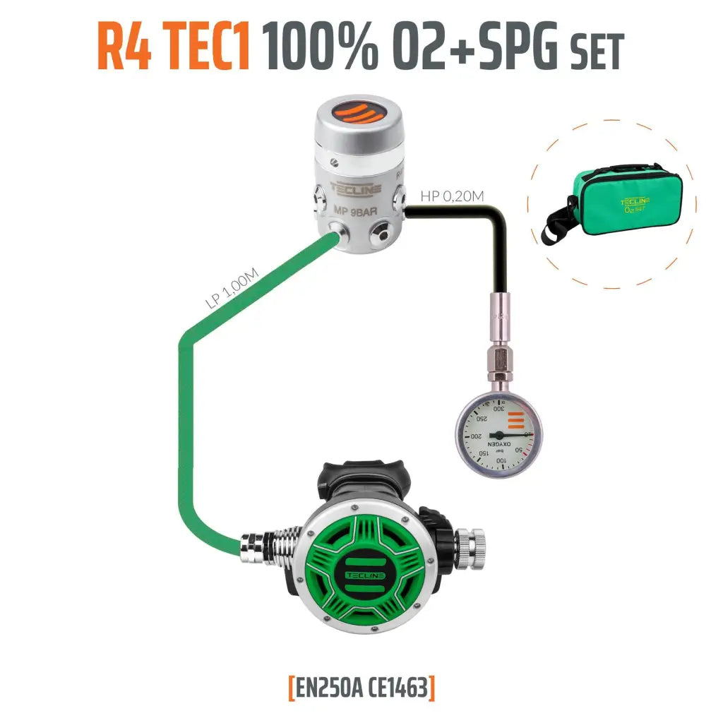 Tecline R4 TEC1 O2 Stage - Tauchwerkstatt.eu