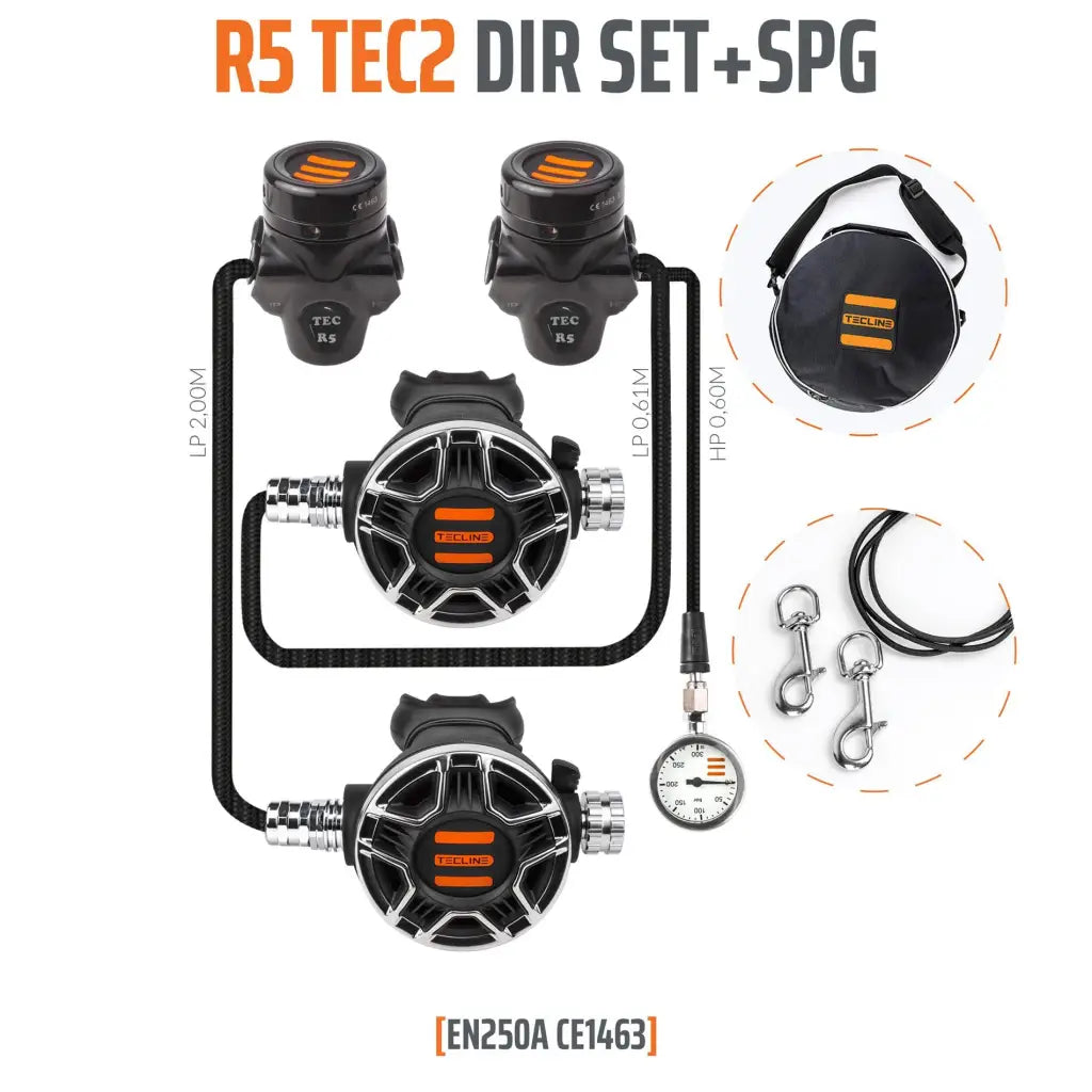 Tecline R5 TEC2 DIR Set Extra - Tauchwerkstatt.eu