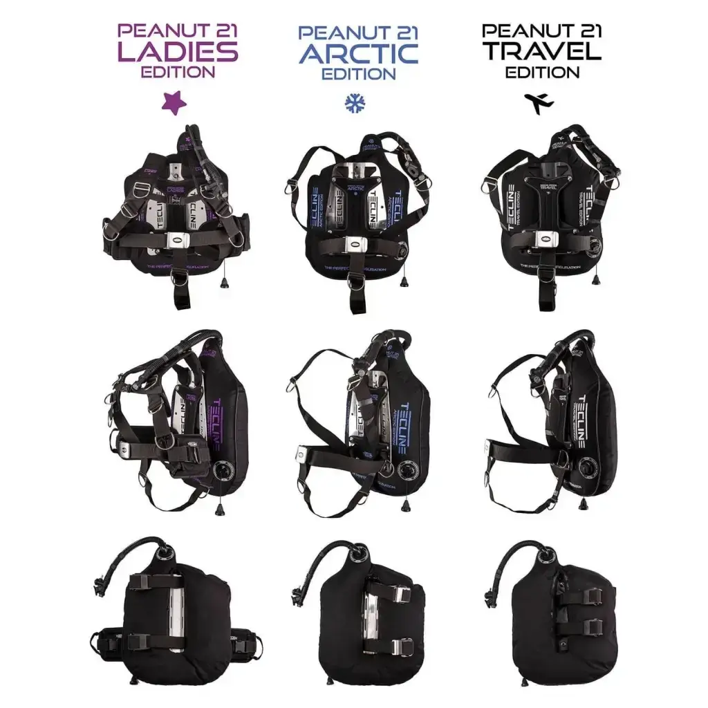 Tecline Reise-Set Ultra Light: Peanut 21 - Tauchwerkstatt.eu