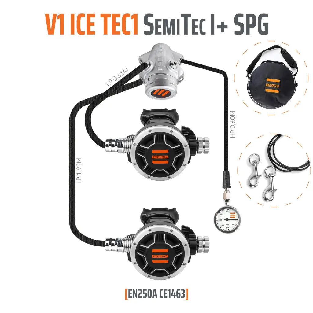 Tecline V1 TEC1 SemiTec-Set 1 - Tauchwerkstatt.eu