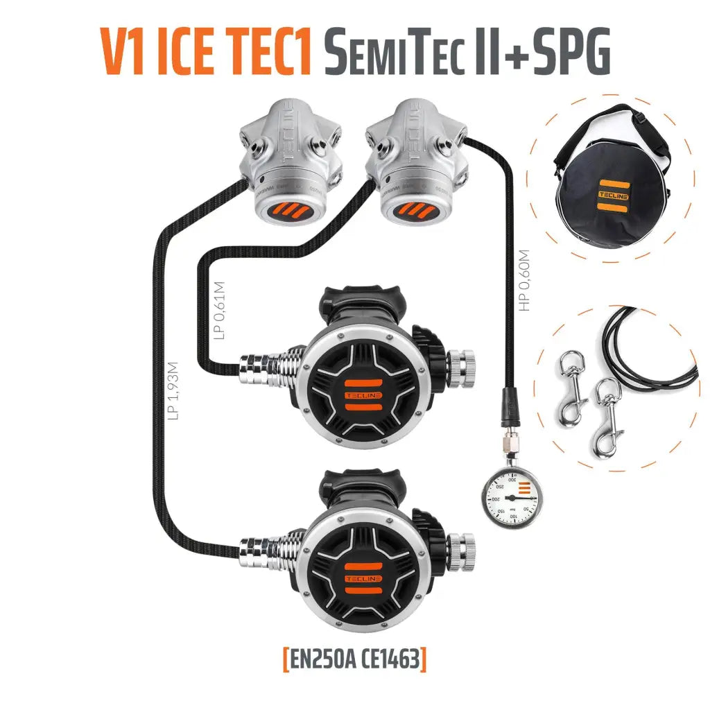 Tecline V1 TEC1 SemiTec-Set 2 - Tauchwerkstatt.eu