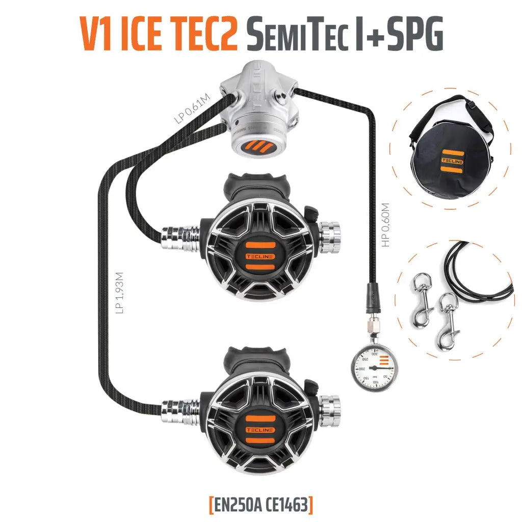 Tecline V1 TEC2 SemiTec-Set 1 - Tauchwerkstatt.eu