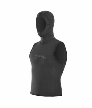 Womens Thermoflex Hooded Vest 6/5mm - 10 / Black