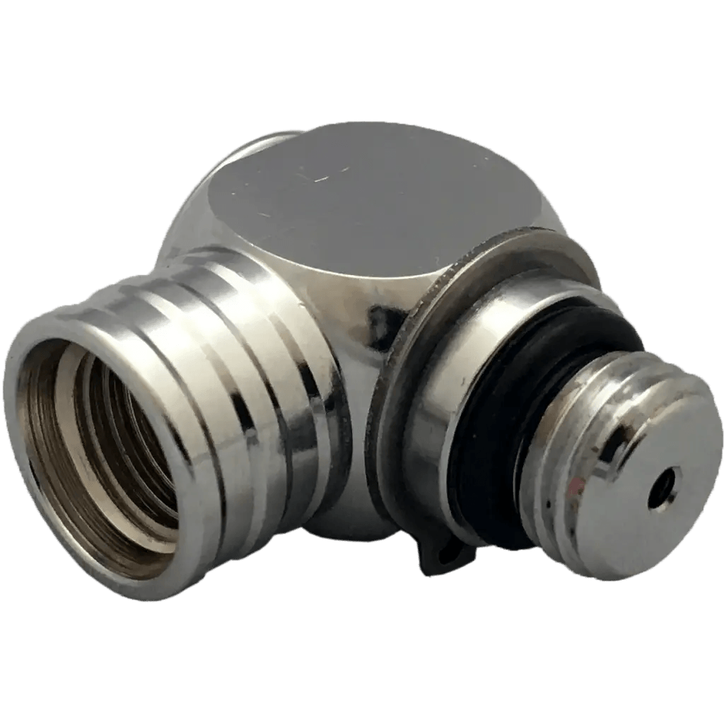 XSSCUBA 90 angel adapter HP with swivel chrome 7/16 inch